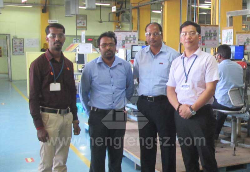 Workshop of a well-known company in overseas lighting manufacturing industry (India)